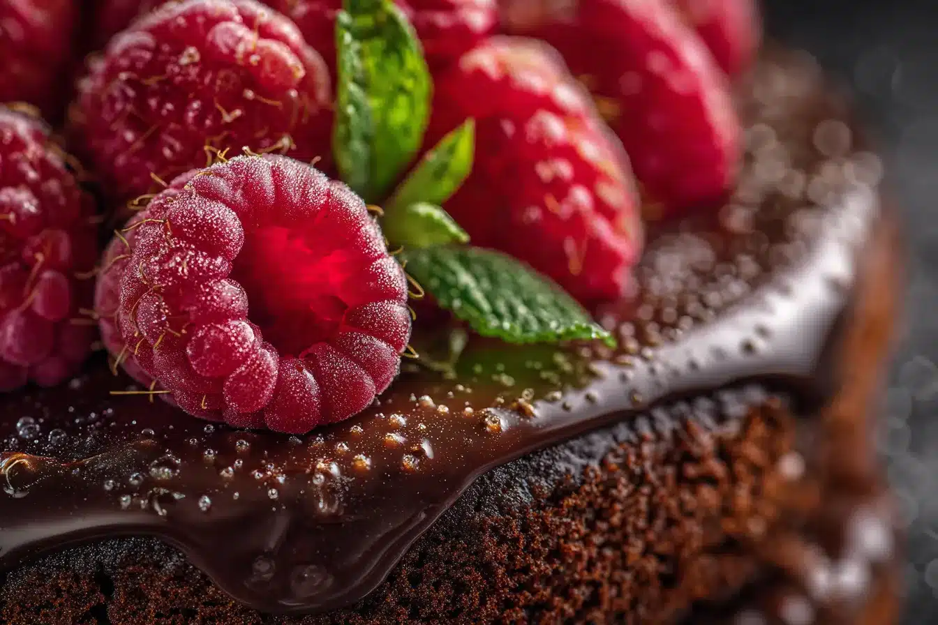 Decadent Chocolate Raspberry Cake A Rich Delicious Delight 1 Chocolate Raspberry Cake upscaled 68ce367745ddc