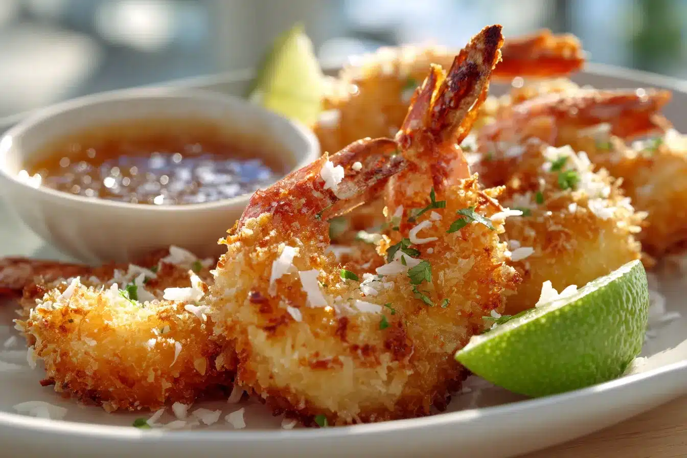 Delicious Coconut Shrimp with Bold Sweet Chili Mayo Recipe 1 Coconut Shrimp with Sweet upscaled 68ce291bd2e1e