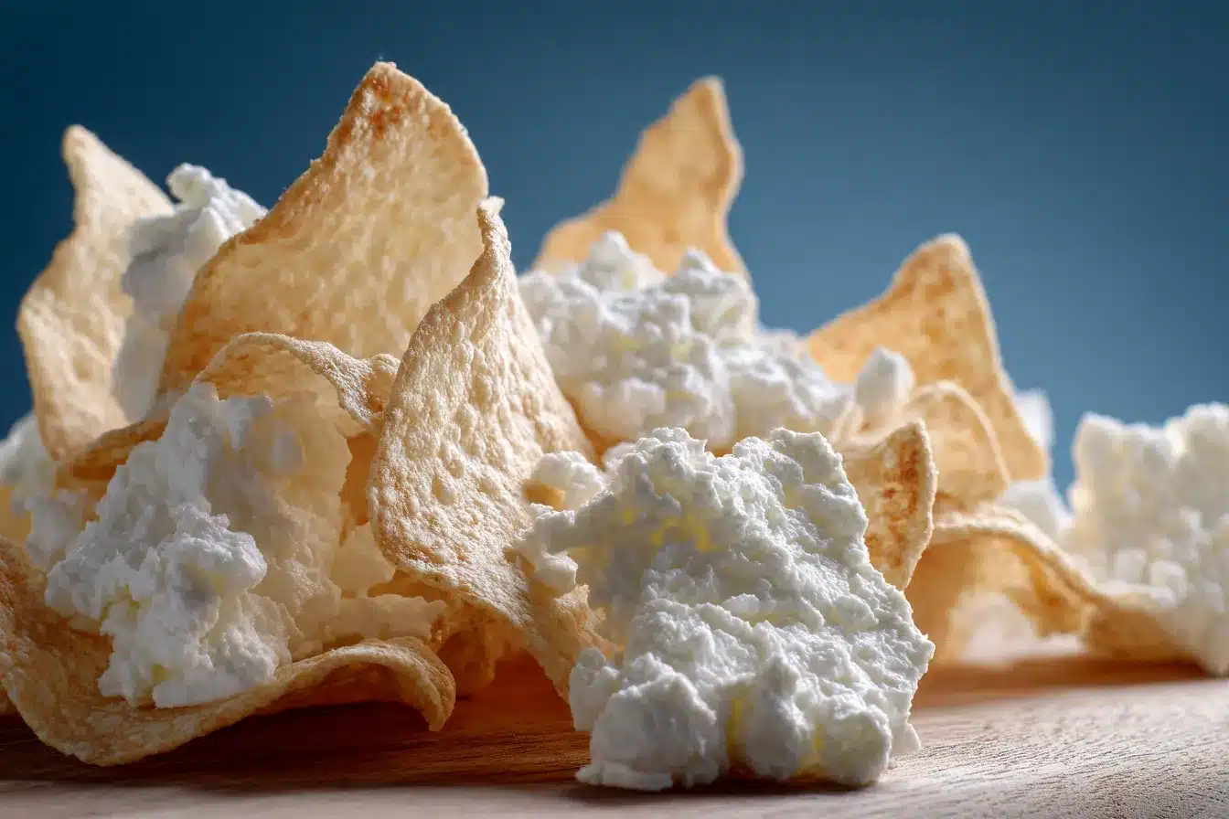 Crispy Cottage Cheese Chips Healthy Tasty Snack Delight