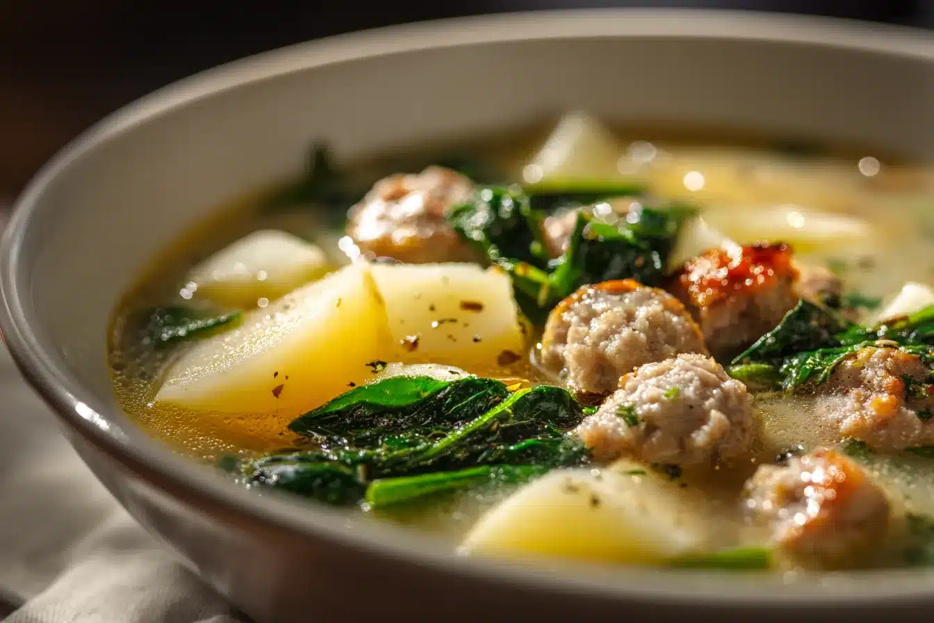 Hearty Cozy Italian Sausage Potato Soup for Comfort Food