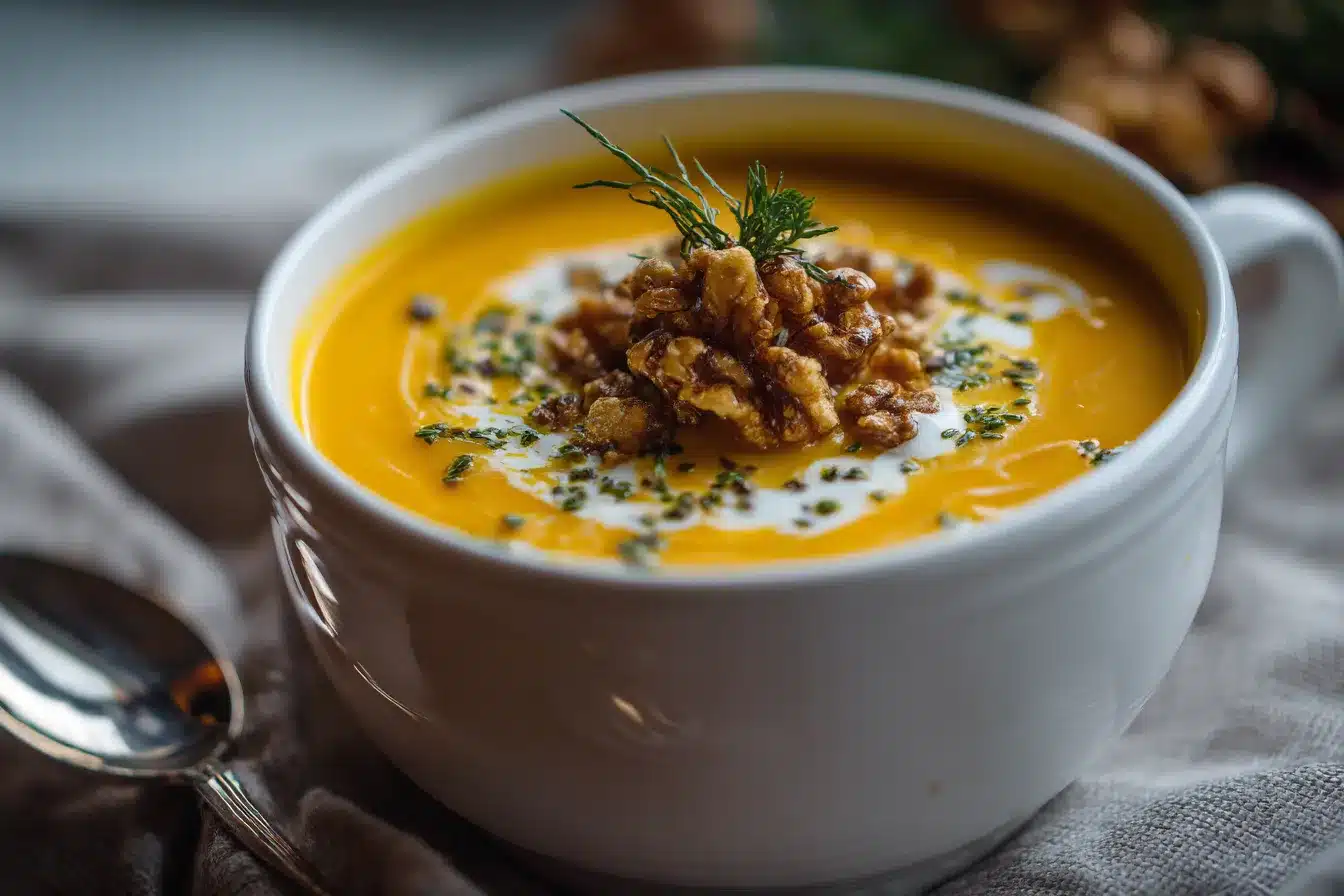 Indulge in Creamy Pumpkin Chicken Soup for a Cozy Fall