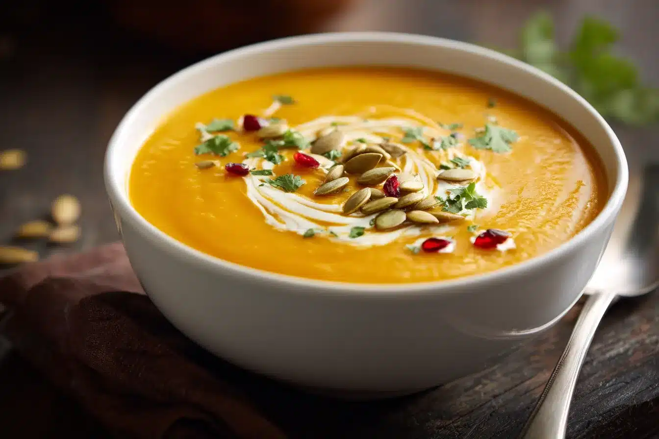 Indulge in Creamy Pumpkin Chicken Soup for a Cozy Fall 3 Cozy Up with Creamy upscaled 68c8d50c2eb4f