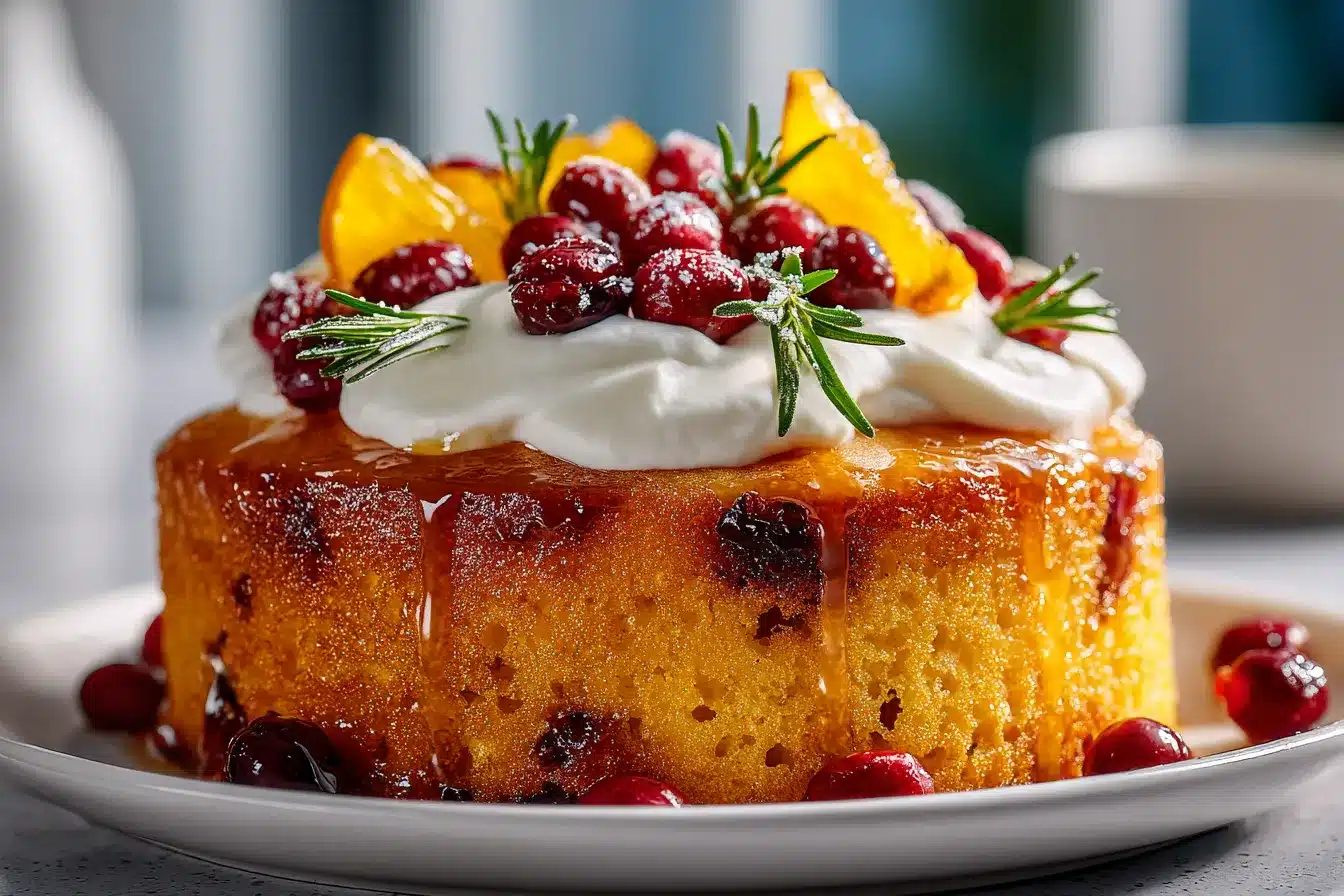 Delicious Cranberry Orange Cake Recipe for Festive Occasions 4 Cranberry Orange Cake upscaled 68d9cad88a170
