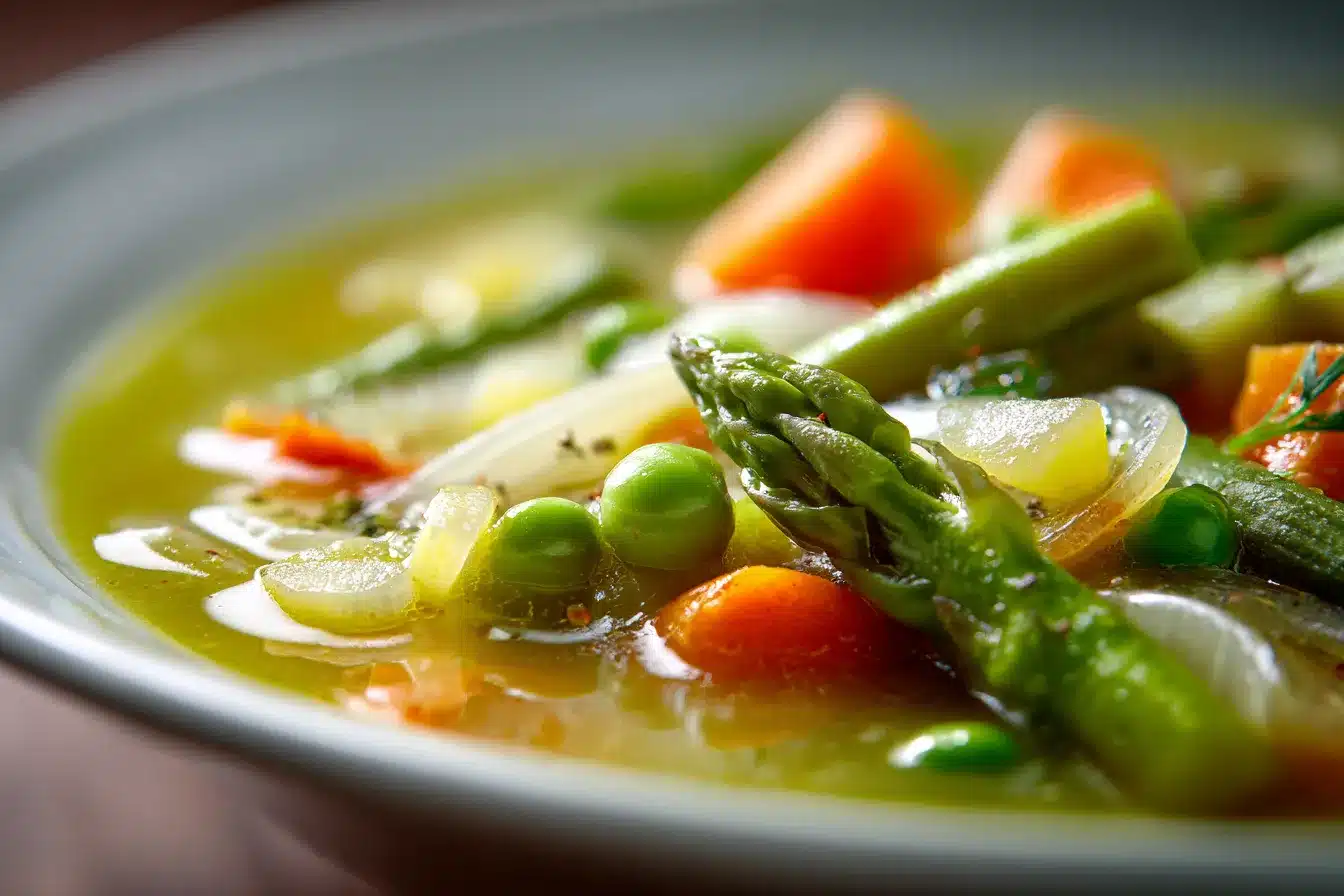 Delicious Cream of Spring Veggie Soup Fresh Nourishing 1 Cream of Spring Vegetable upscaled 68b50e8ab76a7