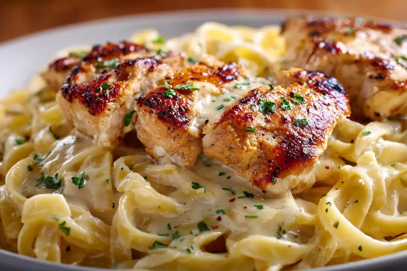 Indulge in Creamy Garlic Parmesan Chicken Pasta Delight
