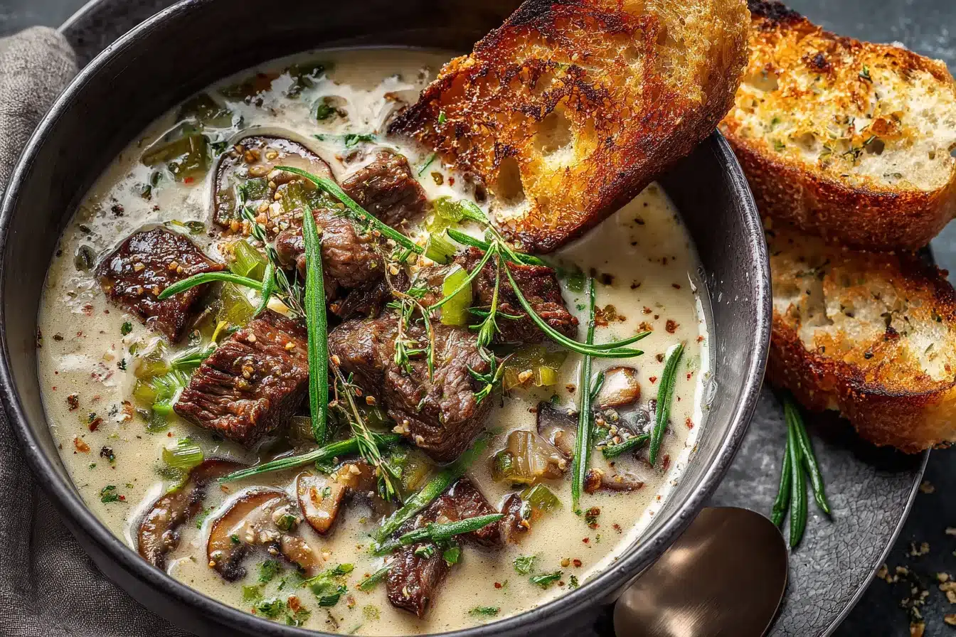 Irresistible Creamy Philly Cheese Steak Soup Recipe to Try