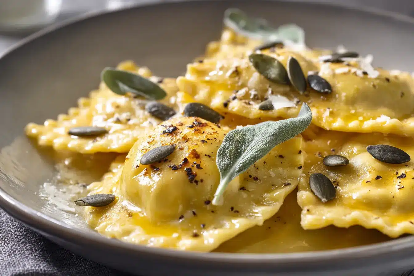 Indulge in Creamy Pumpkin Ravioli A Delicious Fall Delight 2 Creamy Pumpkin Ravioli upscaled 68da93efa7e36