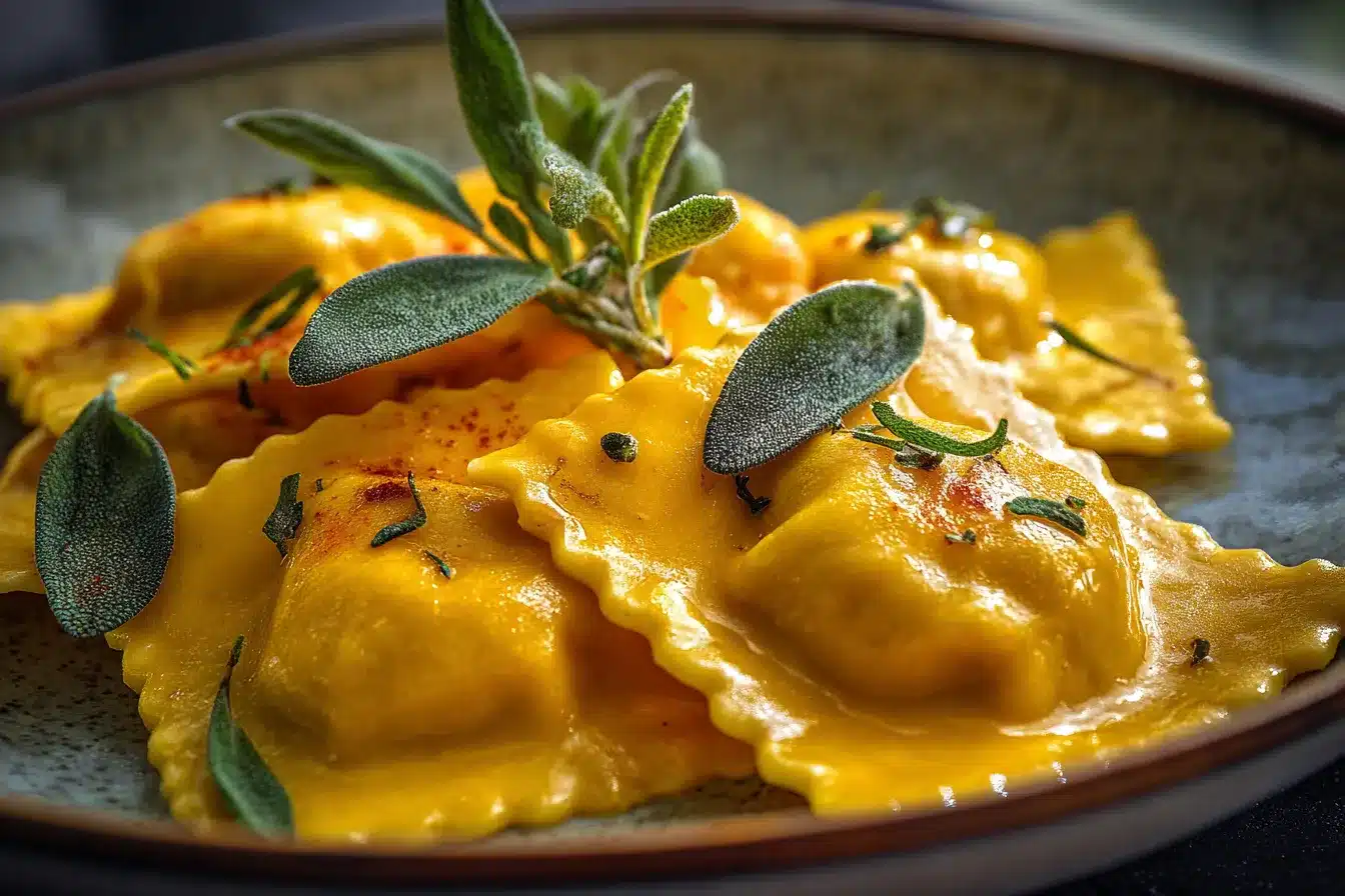 Indulge in Creamy Pumpkin Ravioli A Delicious Fall Delight 4 Creamy Pumpkin Ravioli upscaled 68da946e03213
