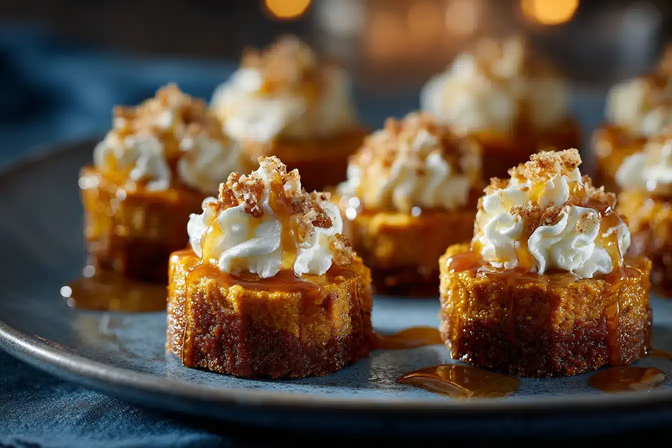 Indulge in Decadent Pumpkin Cheesecake Bites Irresistible Treats 1 Decadent Pumpkin Cheesecake Bites upscaled 68d5bd43ef6ff