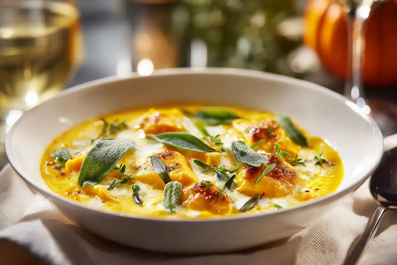Savory Fall Harvest Lasagna Soup with Pumpkin Sage Delight 1 Fall Harvest Lasagna Soup upscaled 68d65affef6bf