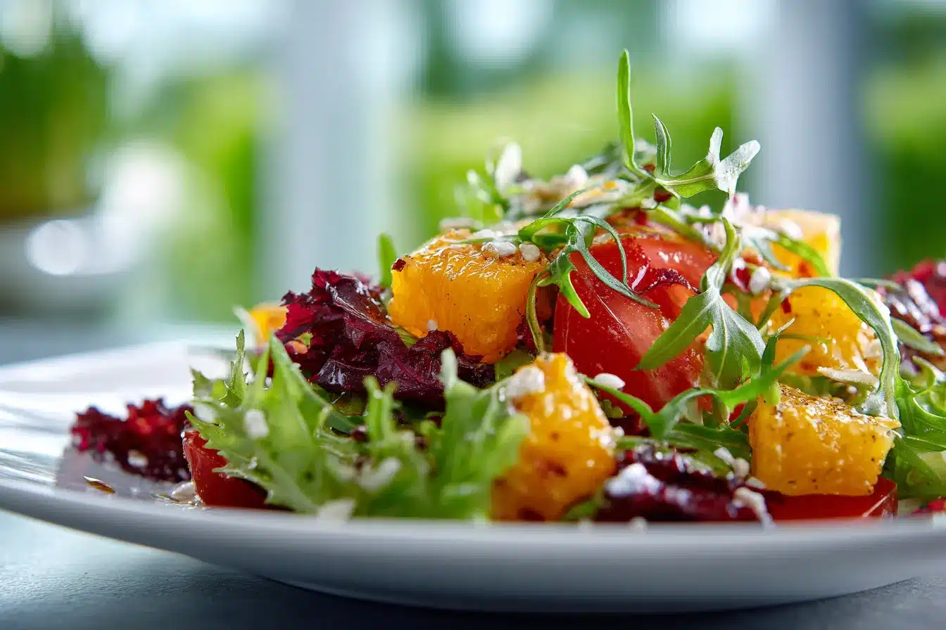 Delicious Fall Salad with MapleLime Dressing Recipe 2 Fall Salad with Maple Lime upscaled 68bf9a8bb60eb
