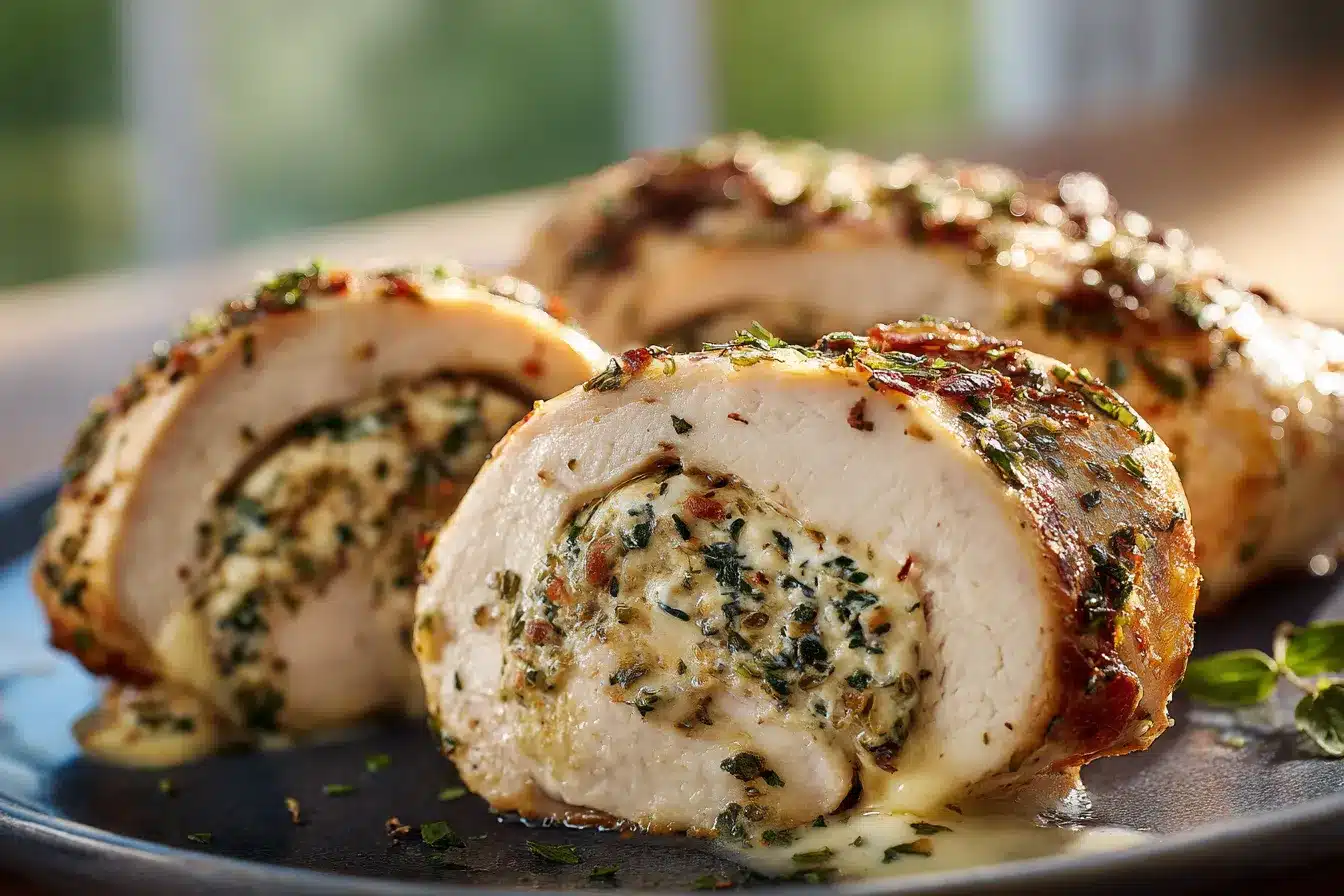 Savory Herbed Ricotta Stuffed Chicken Rolls Easy Flavorful