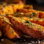 Delicious Garlic Parmesan Sweet Potato Wedges Easy Recipe 5 Garlic Parmesan Sweet Potato Wedges