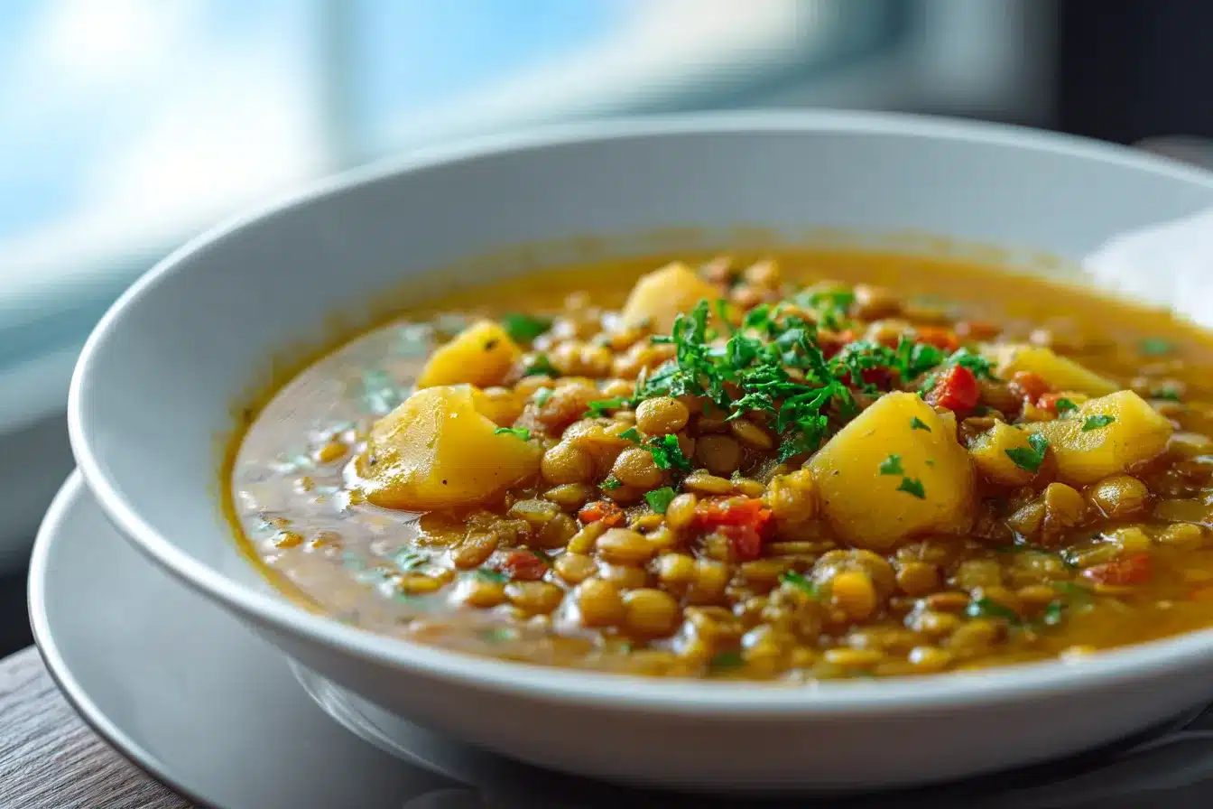 Delicious Hearty Lentil Potato Soup Recipe for Comfort 1 Hearty Lentil and Potato upscaled 68b7b18a17724