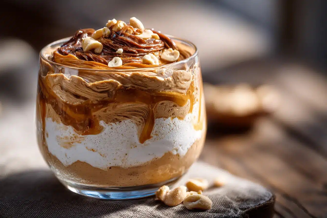 Delicious HighProtein Cottage Cheese Peanut Butter Mousse 1 High Protein Cottage Cheese Peanut upscaled 68c1a2dc2bdd0