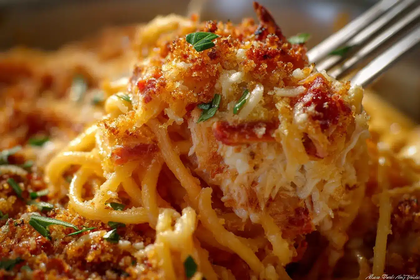 Irresistible Spicy Southern Chicken Spaghetti Casserole Recipe