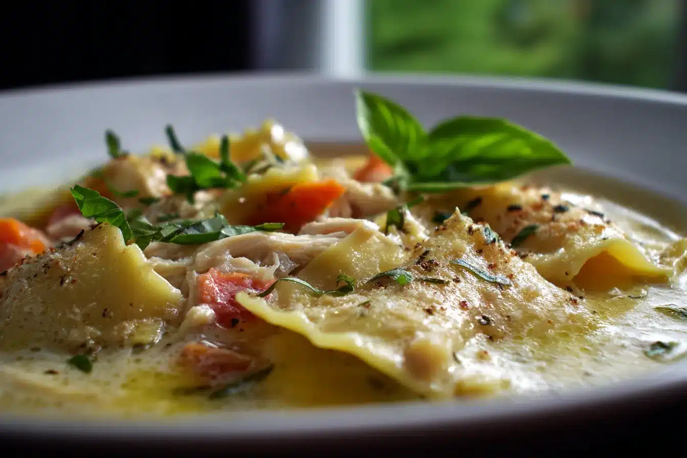 Irresistible White Chicken Lasagna Soup Recipe Pure Comfort 3 Irresistible White Chicken Lasagna upscaled 68baeefe4e5bc