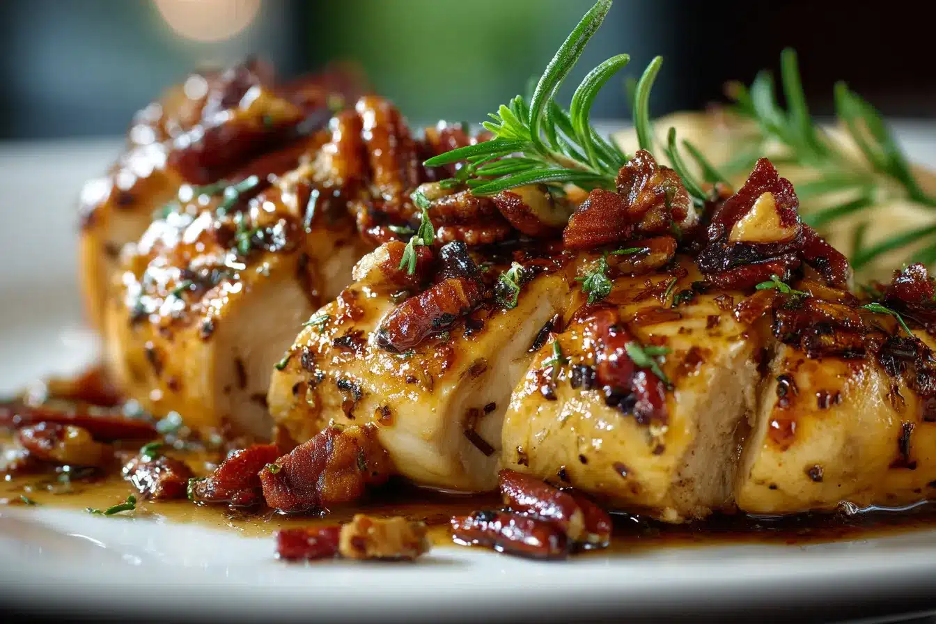 Savory Maple Bourbon Pecan Chicken Recipe Irresistible Flavor 1 Maple Bourbon Pecan Chicken upscaled 68b891227c9d9
