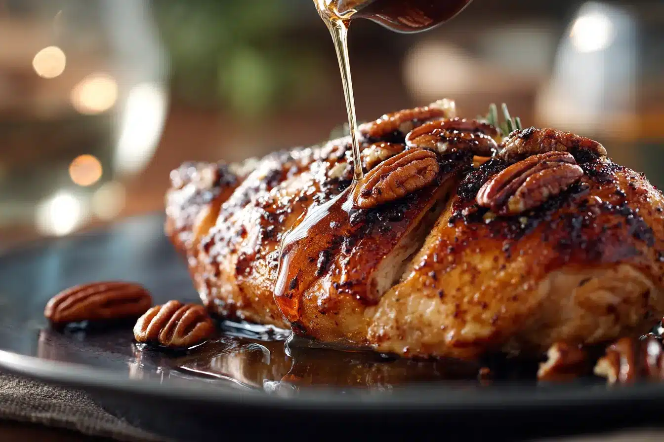 Savory Maple Bourbon Pecan Chicken Recipe Irresistible Flavor 2 Maple Bourbon Pecan Chicken upscaled 68b89212d2ac8