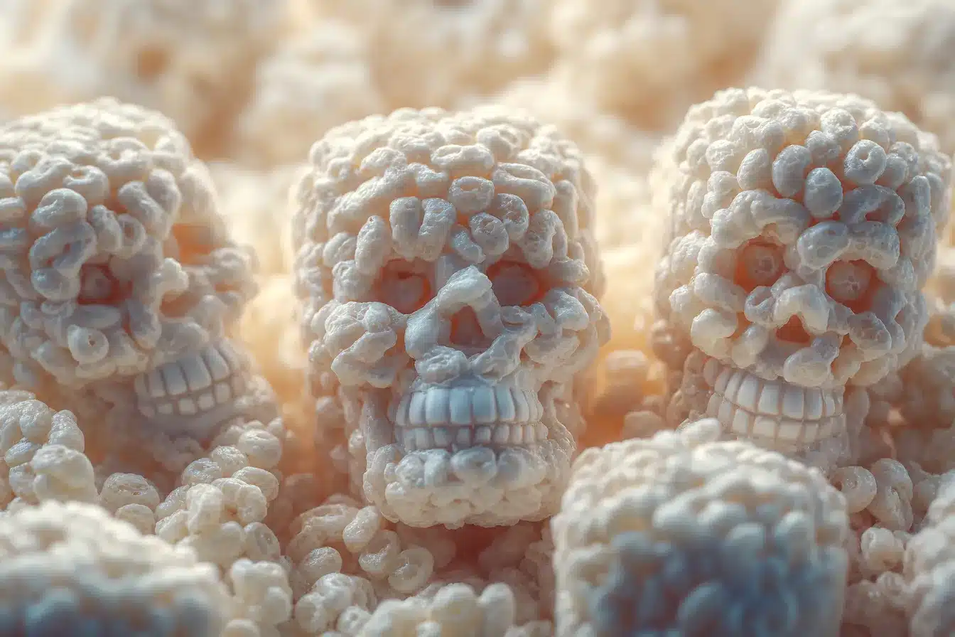 Delicious Marshmallow Rice Krispies Halloween Brains Treats 2 Marshmallow Rice Krispies Bubbles upscaled 68c0cefb37a7a