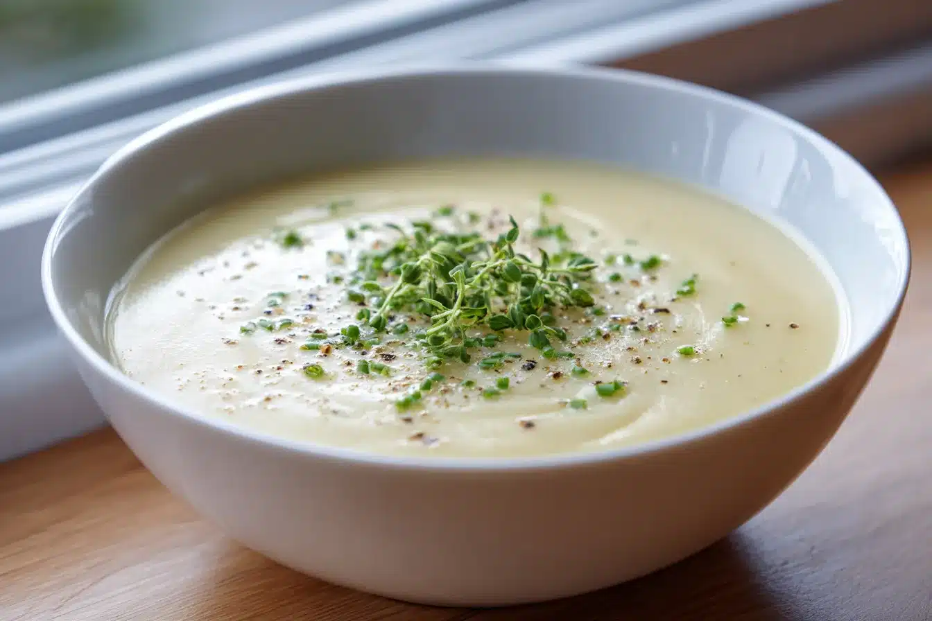 Creamy Potato Leek Soup Delightful Easy Recipe to Savor 1 Potato Leek Soup upscaled 68b7a2123d71e