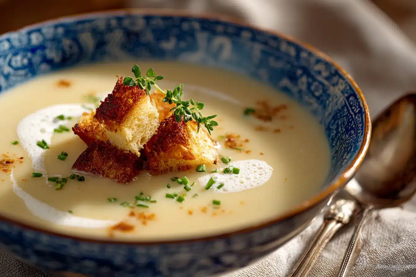 Creamy Potato Leek Soup Delightful Easy Recipe to Savor 3 Potato Leek Soup upscaled 68b7a28a31a11