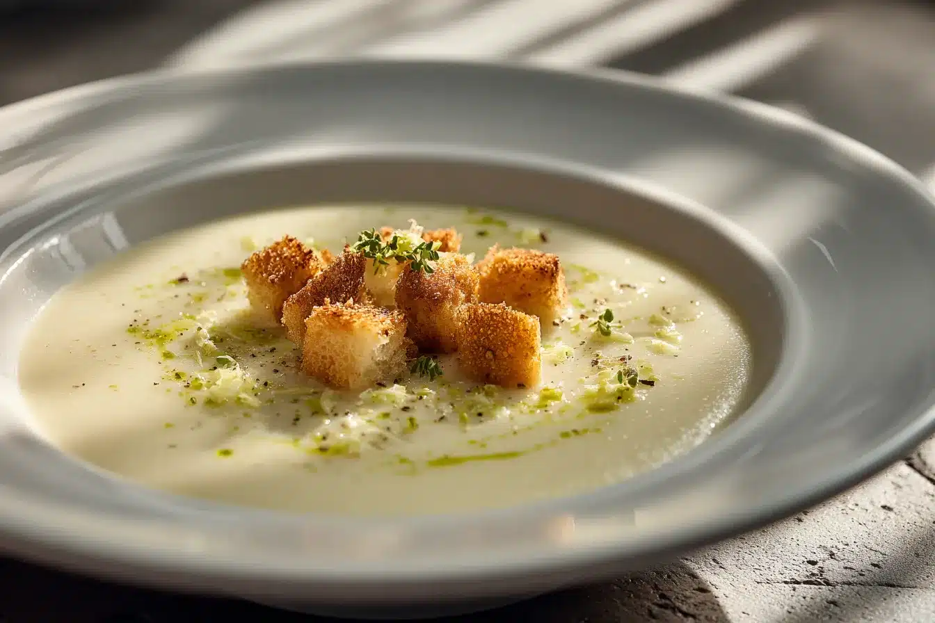 Creamy Potato Leek Soup Delightful Easy Recipe to Savor