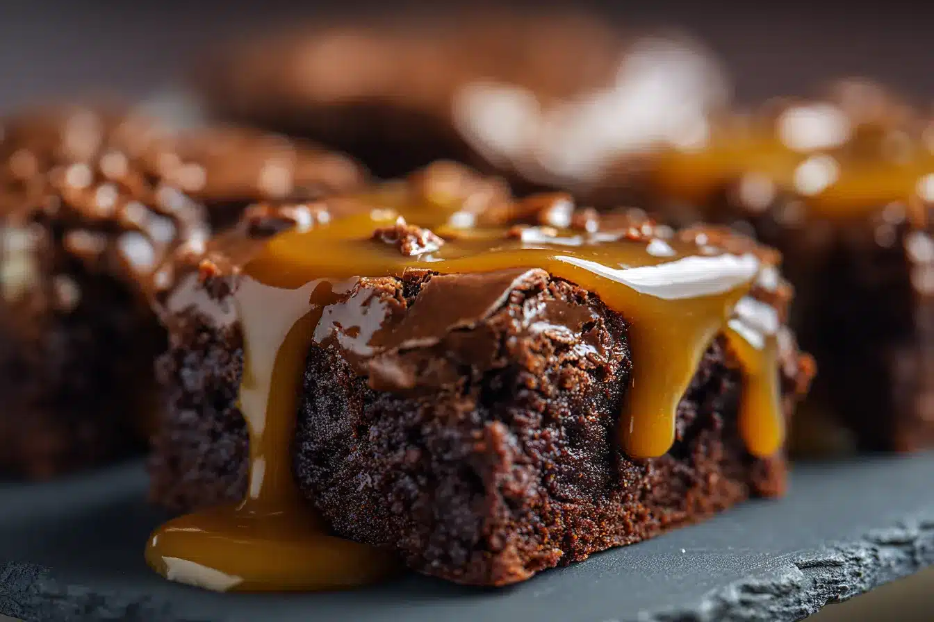 Irresistible Pretzel Bottom Caramel Brownies Recipe to Savor