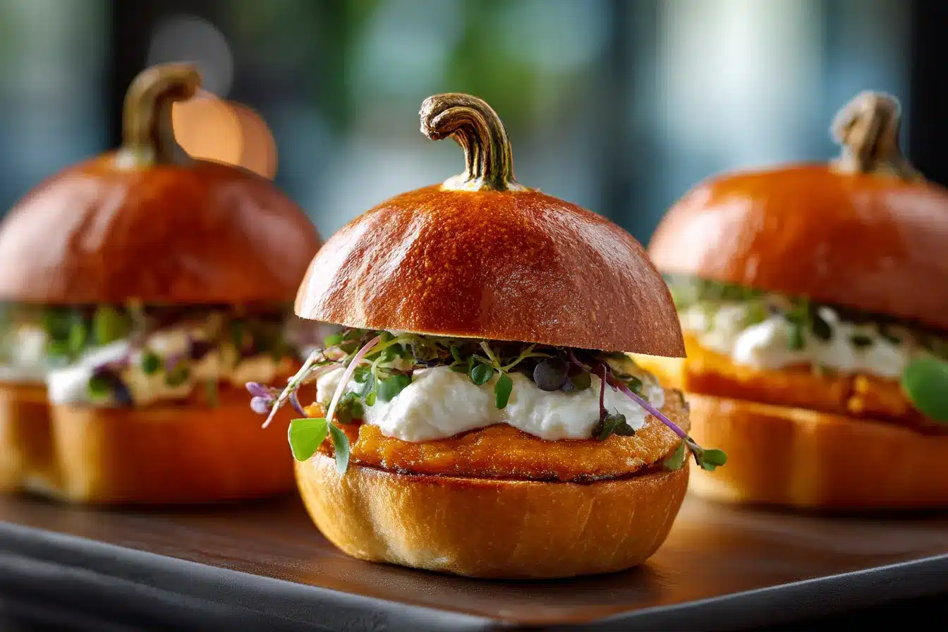 Pumpkin-Shaped Sliders