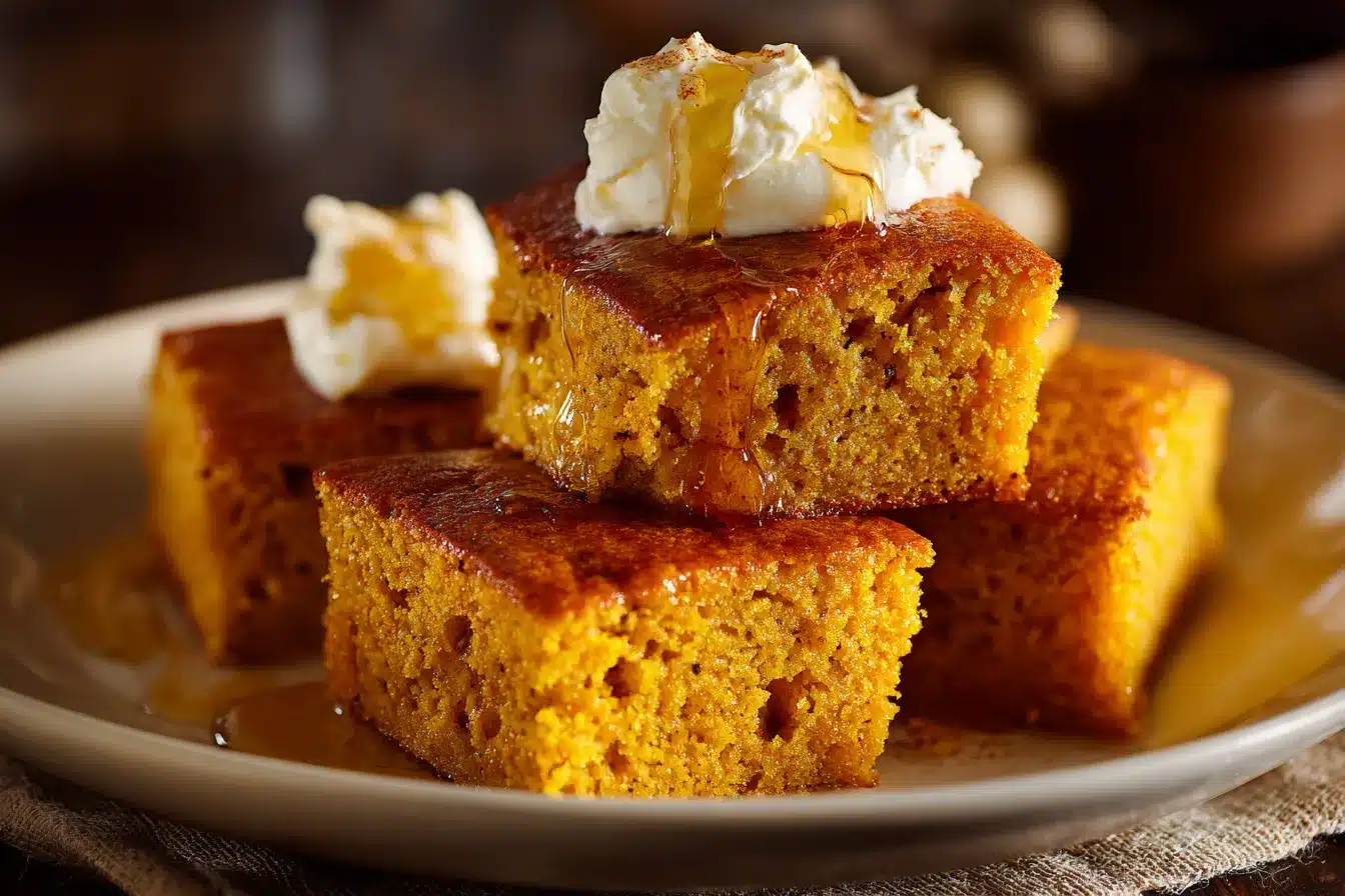 Irresistible Pumpkin Cornbread with Spiced Honey Butter Recipe