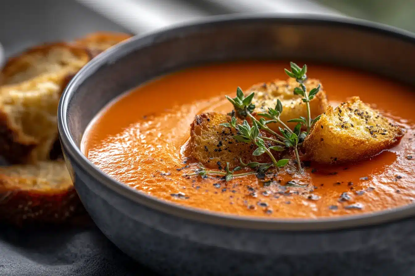 Irresistible Roasted Red Pepper Smoked Gouda Soup Recipe