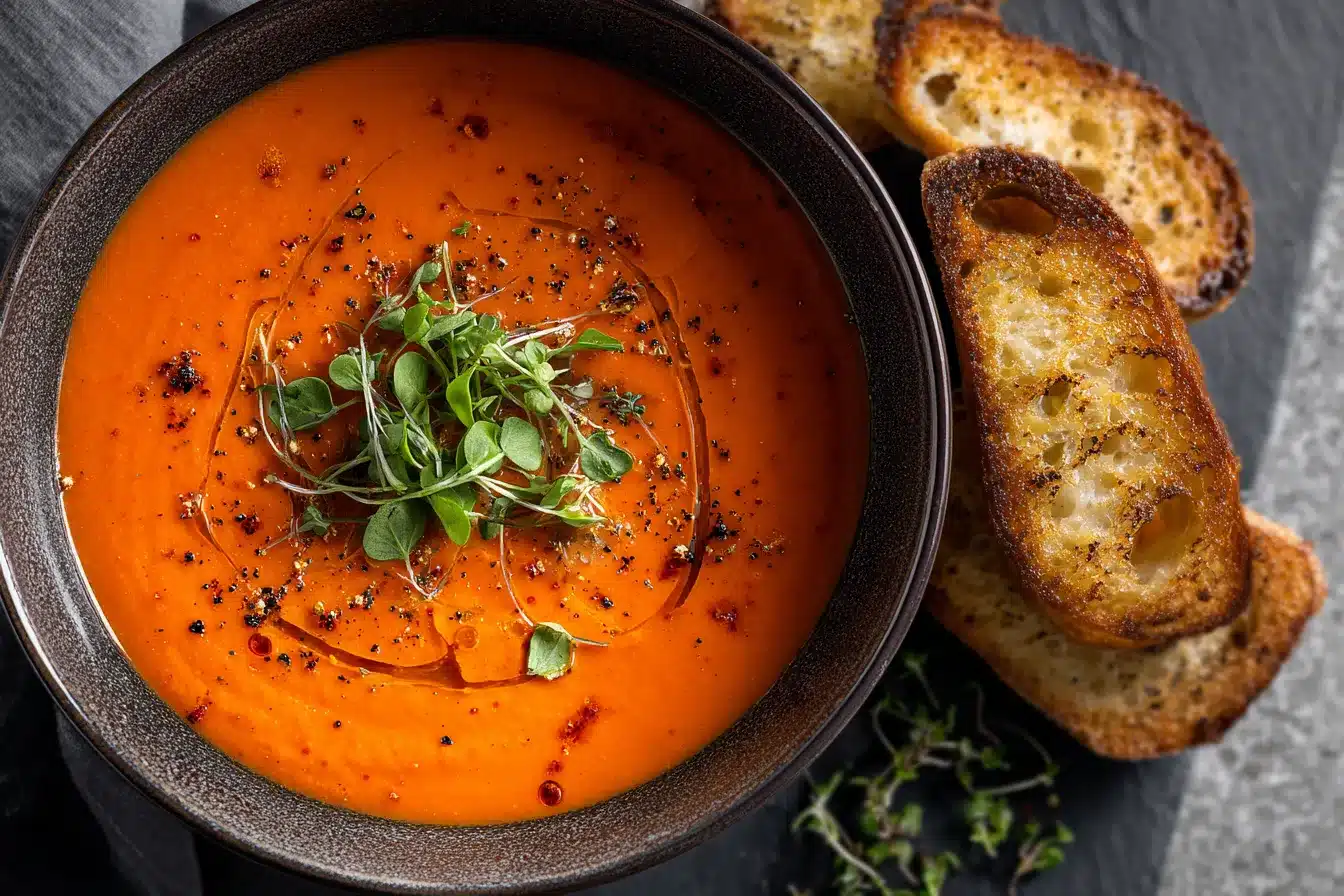 Irresistible Roasted Red Pepper Smoked Gouda Soup Recipe 3 Roasted Red Pepper And upscaled 68d09364112e6
