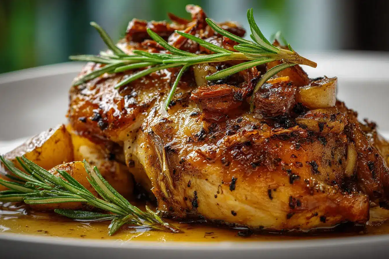 Delicious Rosemary Apple Cider Chicken Recipe in 30 Mins