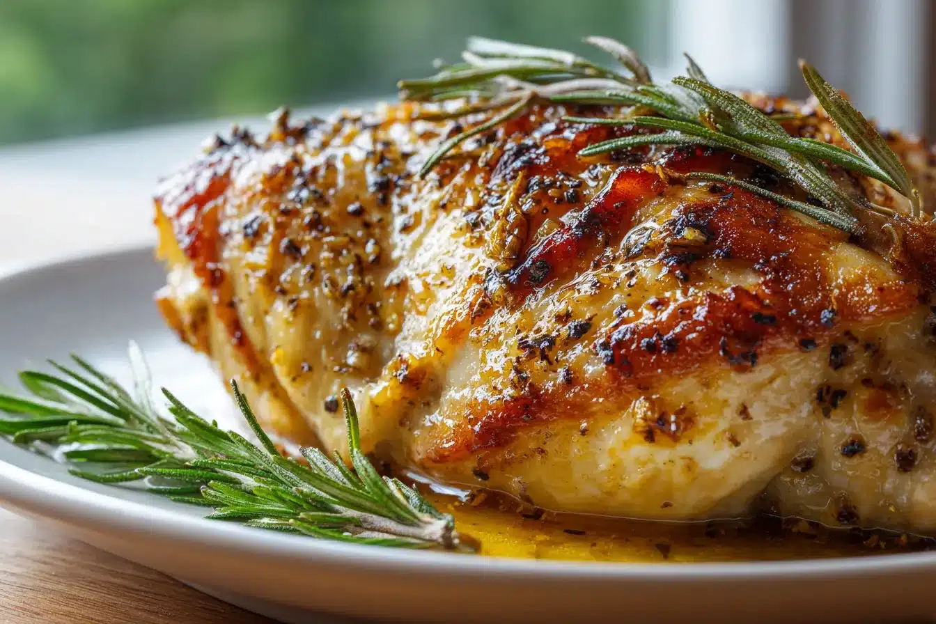 Delicious Rosemary Apple Cider Chicken Recipe in 30 Mins 2 Rosemary Apple Cider Chicken upscaled 68ce0cfc4591e