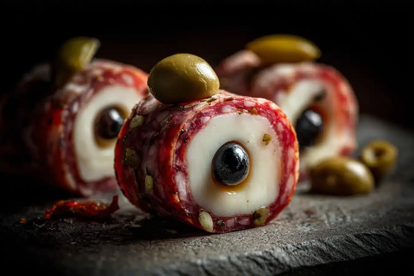 Delicious Salami Mozzarella Eyeballs Recipe for Your Next Party