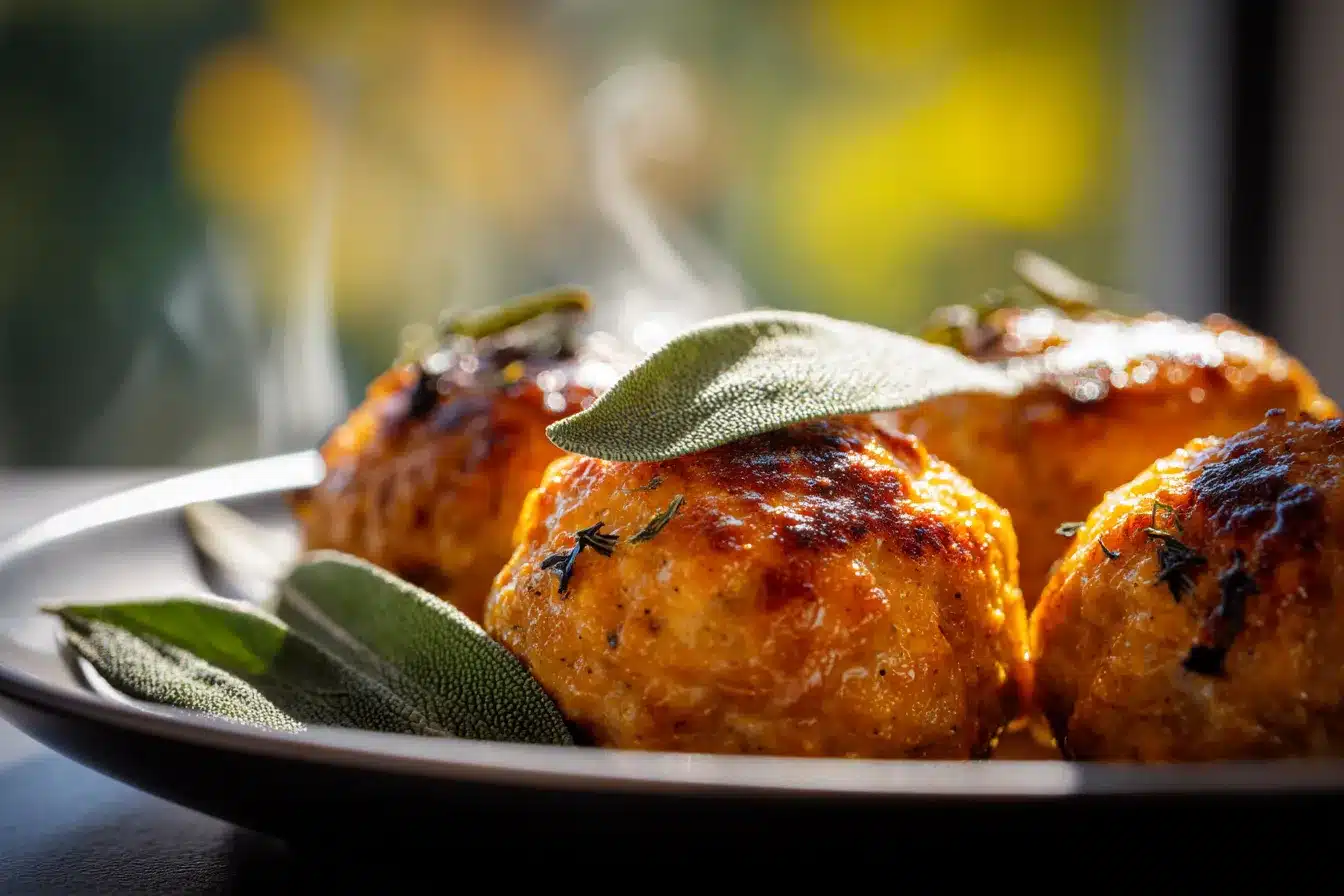 Savory Pumpkin Sage Turkey Meatballs Fall Feast Delight 2 Savory Pumpkin Sage Turkey upscaled 68ca18032c0a3