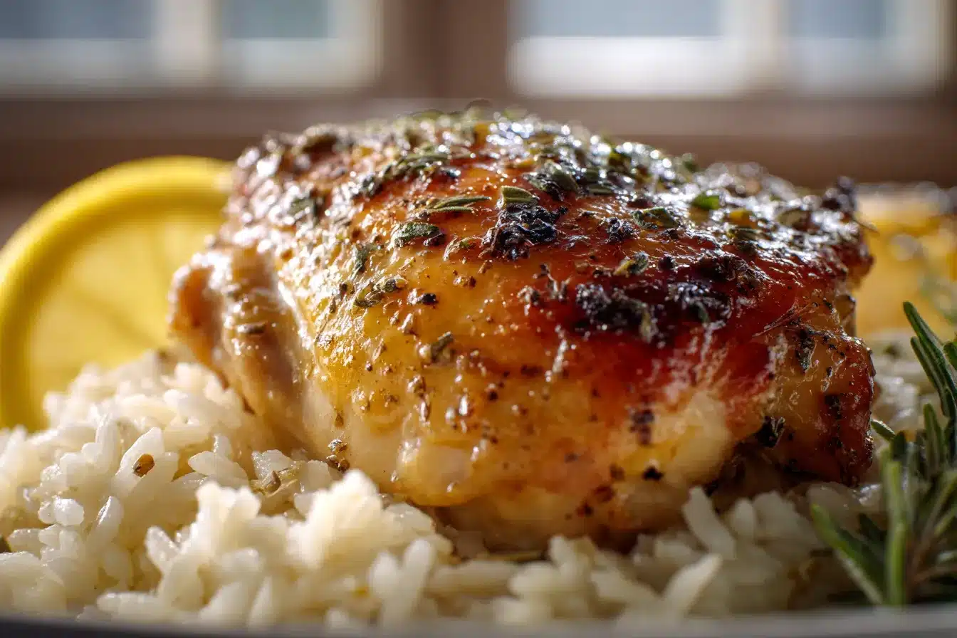 Succulent Slow Cooker Lemon Herb Chicken Rice Recipe Easy 2 Slow Cooker Lemon Herb upscaled 68d5f50bcbe0d