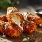 Irresistible Spicy Buffalo Chicken Mozzarella Sticks Recipe 4 Spicy Buffalo Chicken Mozzarella Sticks
