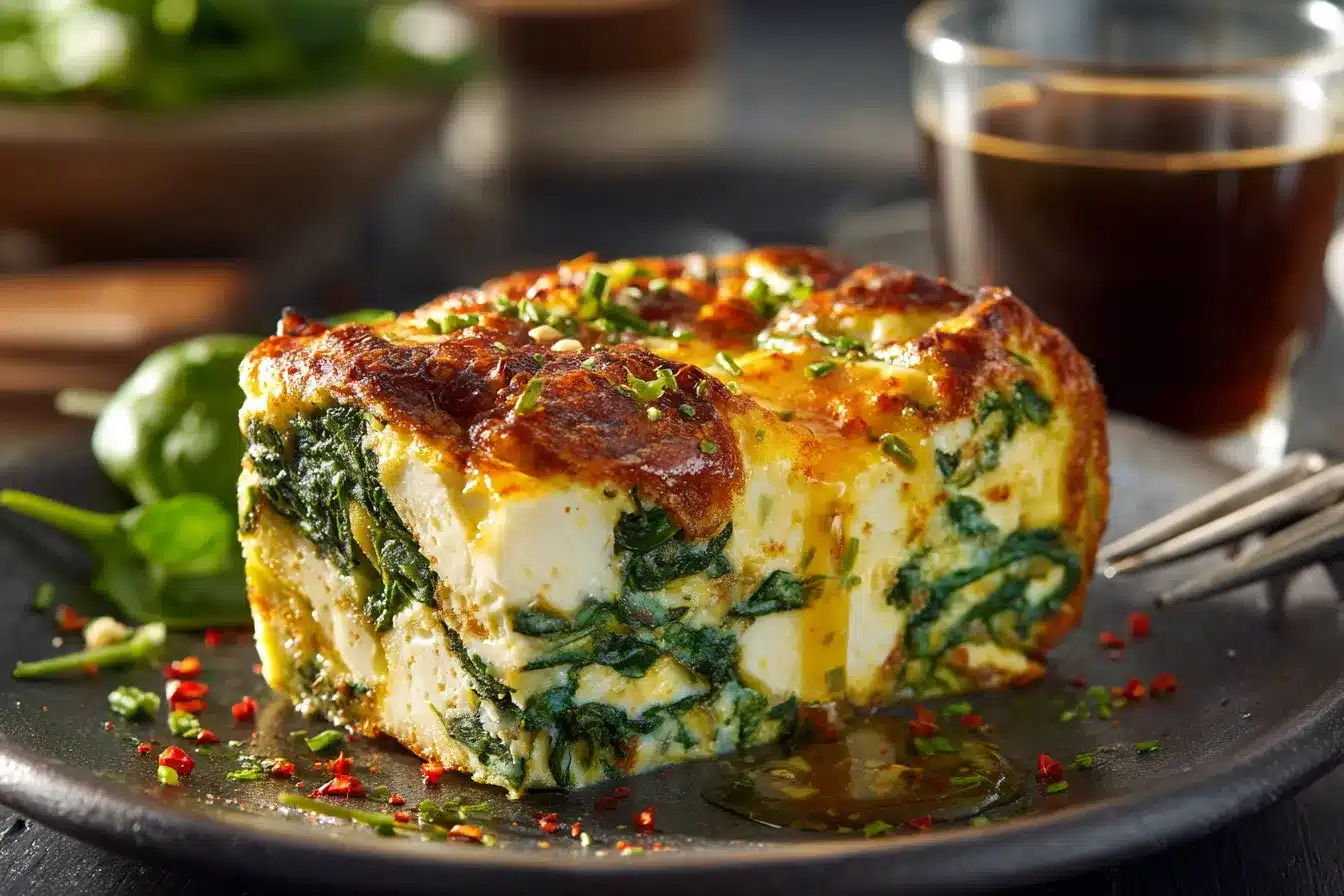 Delicious Spinach Cottage Cheese Egg Bake for Healthy Mornings 3 Spinach Cottage Cheese Egg upscaled 68c4c37ae366d