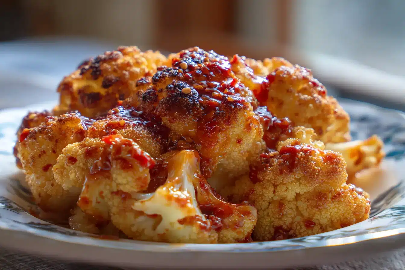 Irresistible Sweet Spicy Baked Cauliflower Recipe Delight 1 Sweet and Spicy Baked upscaled 68c4df9b671f8