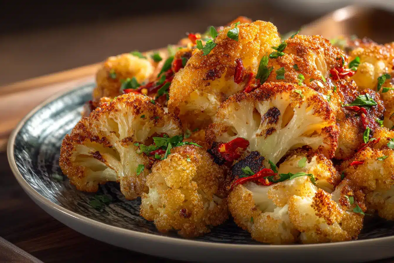Irresistible Sweet Spicy Baked Cauliflower Recipe Delight 2 Sweet and Spicy Baked upscaled 68c4e013388f0