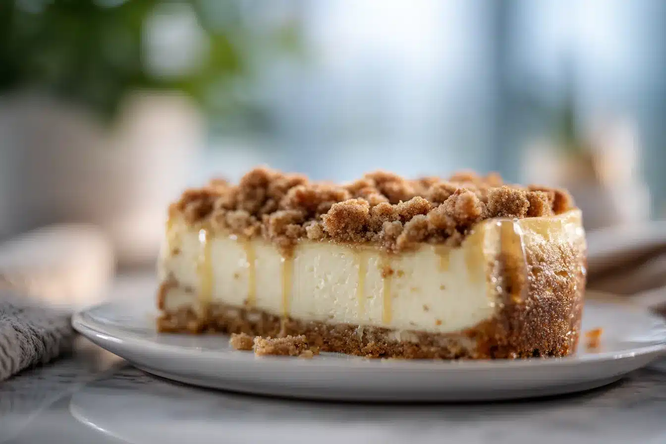 Ultimate Apple Crumble Cheesecake Recipe Easy Delicious 3 Ultimate Apple Crumble Cheesecake upscaled 68ca42ac66f20