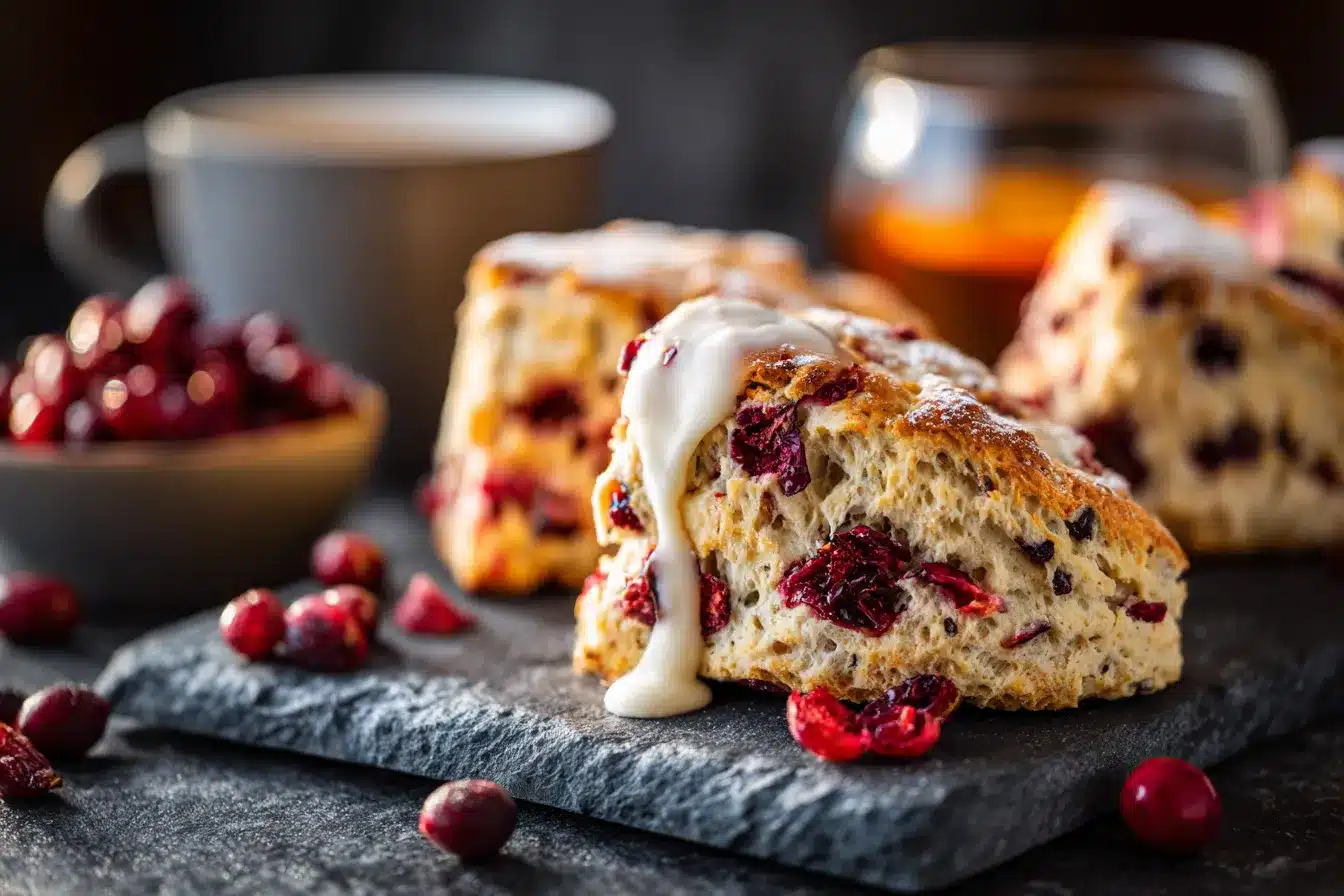 Zesty CranberryOrange Scones Irresistibly Creamy Delight 3 Zesty Cranberry and Orange upscaled 68d9a952e74ff