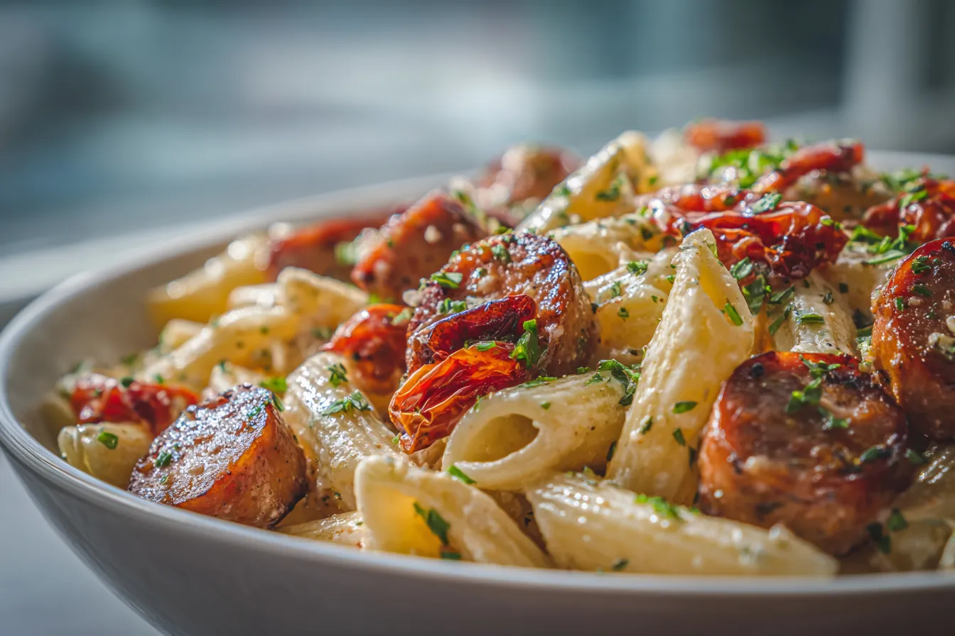 15 Minute Chicken Sausage Pasta upscaled 68f8bfff87e55