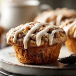 Cinnamon Roll Protein Muffins
