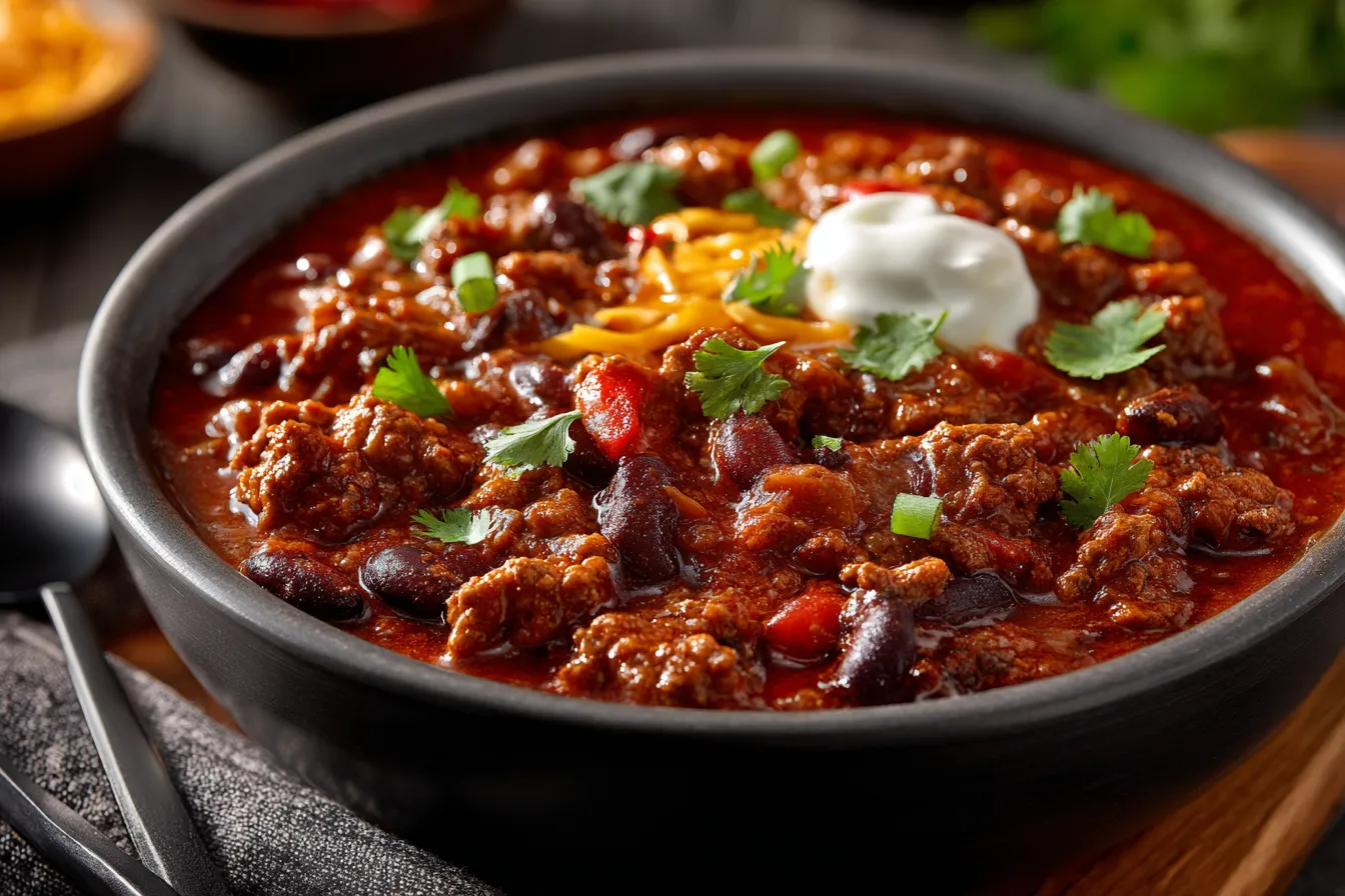 Ultimate Ground Beef Stovetop Chili Recipe Savory Quick