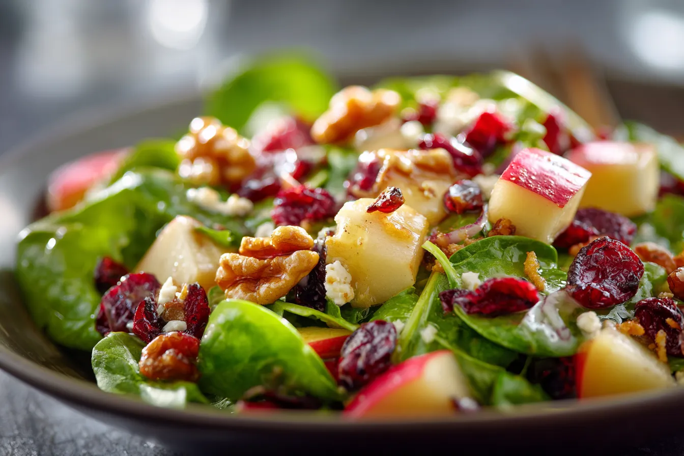 Delicious Apple Cranberry Walnut Salad Recipe Youll Love