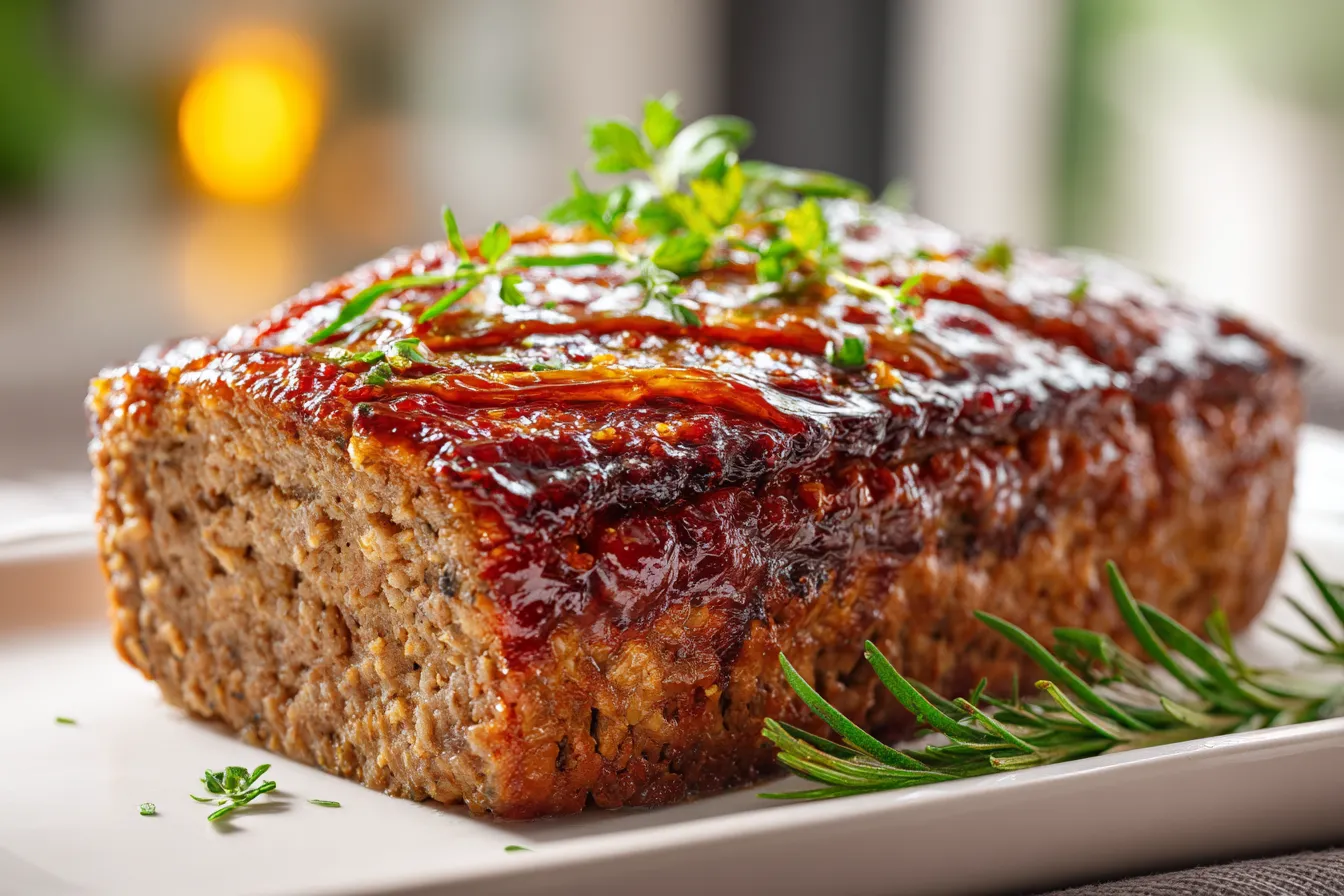 Savory Best Meatloaf Recipe w Caramelized Glaze for Success 1 Best Meatloaf Recipe with upscaled 68ef77abb1c3a