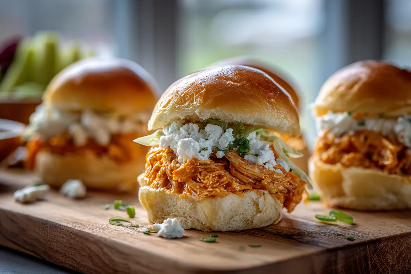 Ultimate Buffalo Chicken Sliders Irresistible Flavor Boost