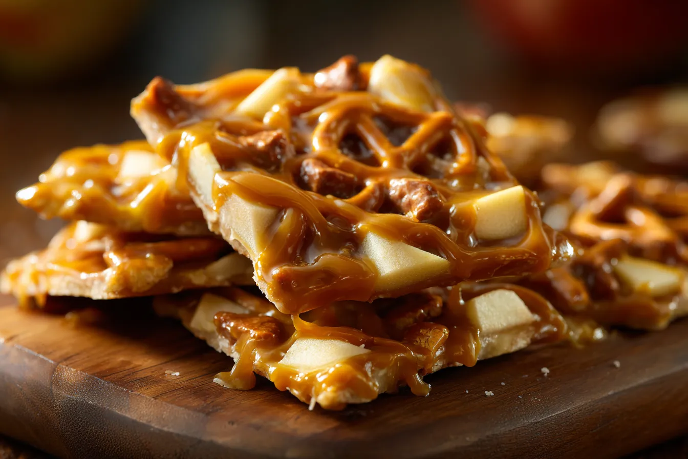 Caramel Apple Pretzel Bark upscaled 68ff76e8ea67c